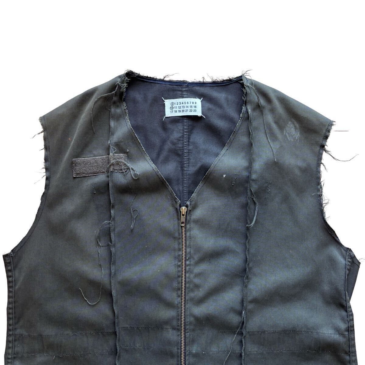 マルタンマルジェラ　アーティザナル　アーカイブ　ストール　グレー マルタンマルジェラ アーティザナル アーカイブ ストール グレー