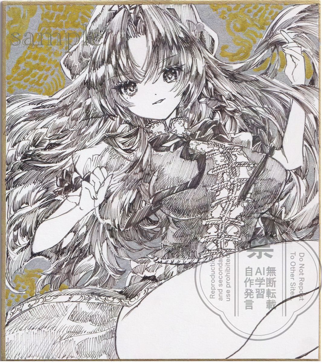 同人手描きイラスト】博麗霊夢・東方Project（直筆・1点物） 【公式通販】