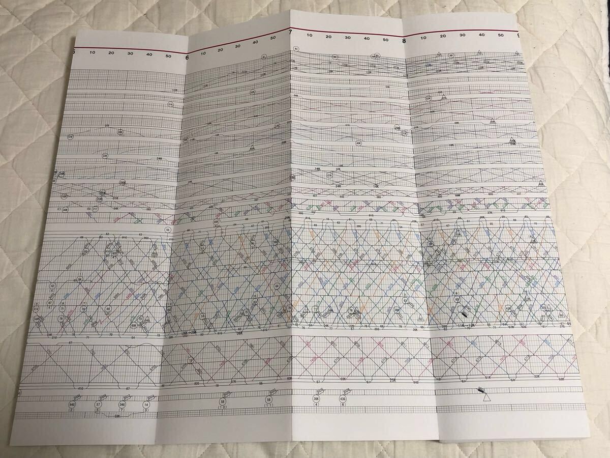 相模鉄道(相鉄)列車運行図表・ダイヤグラム　2024年3月改正　大型タイプ　直通先記載ありの1番目の画像