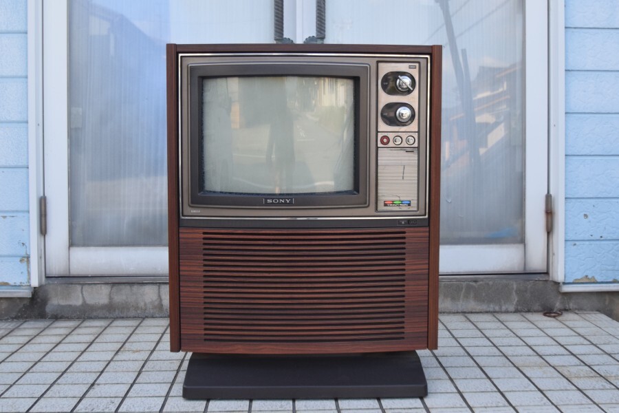 中古】昭和レトロ SONY ブラウン管 テレビ 14インチ トリニトロン KV