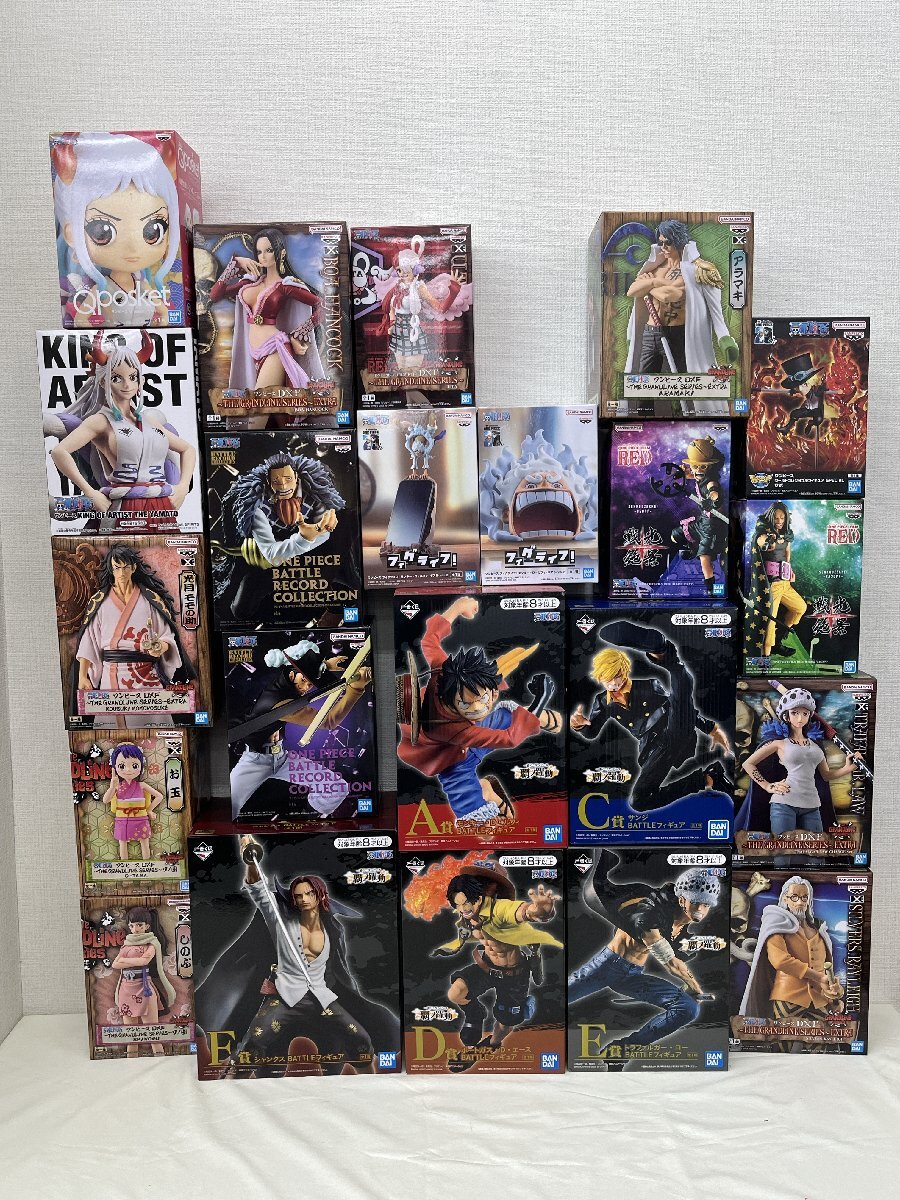 【まとめ売り】【未開封含】 22個 ワンピース フィギュア 一番くじ シャンクス ポートガス・D・エース ルフィ ロー 等 3916-V-A1039の1番目の画像