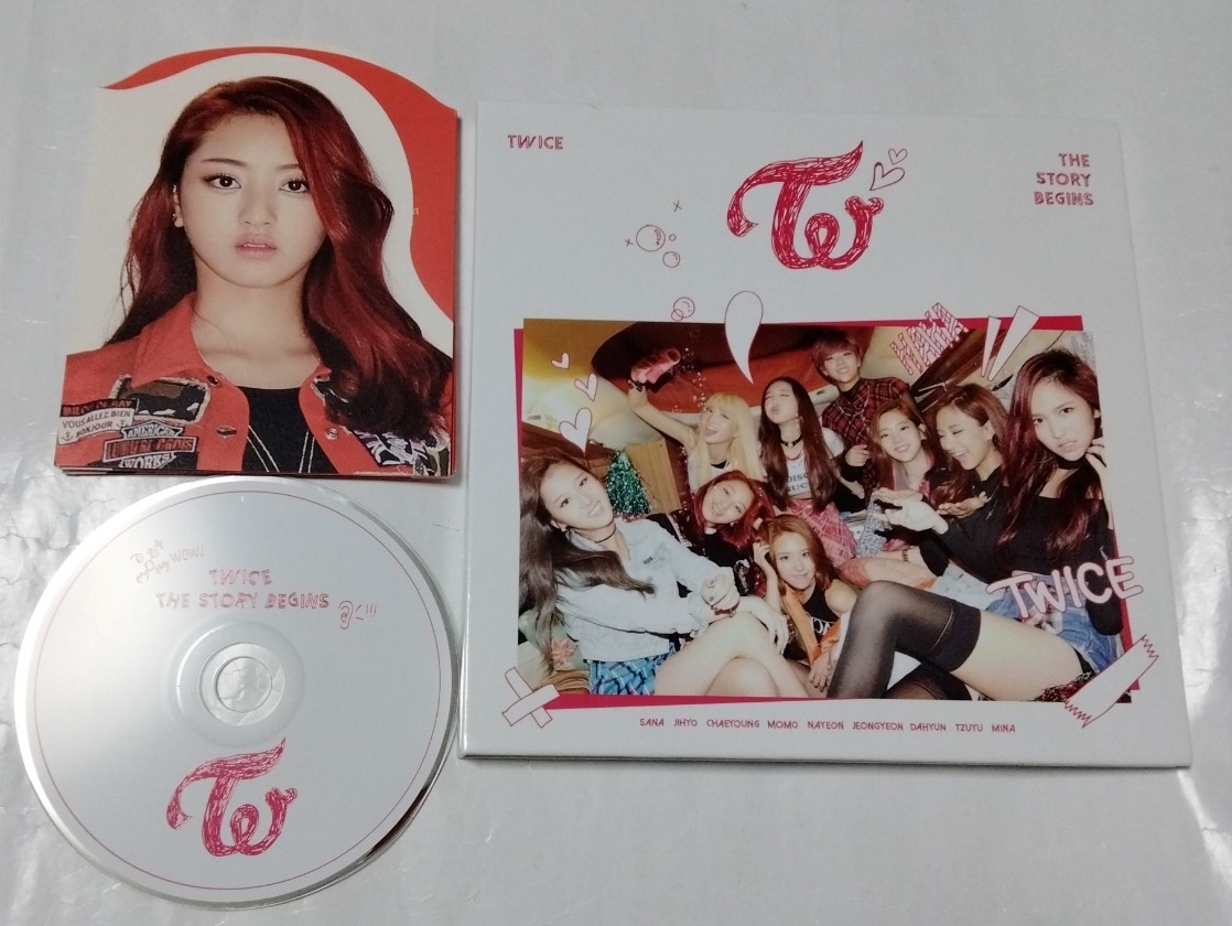 TWICE モモ The Story Begins 韓国盤 ウワハゲ トレカの落札情報詳細