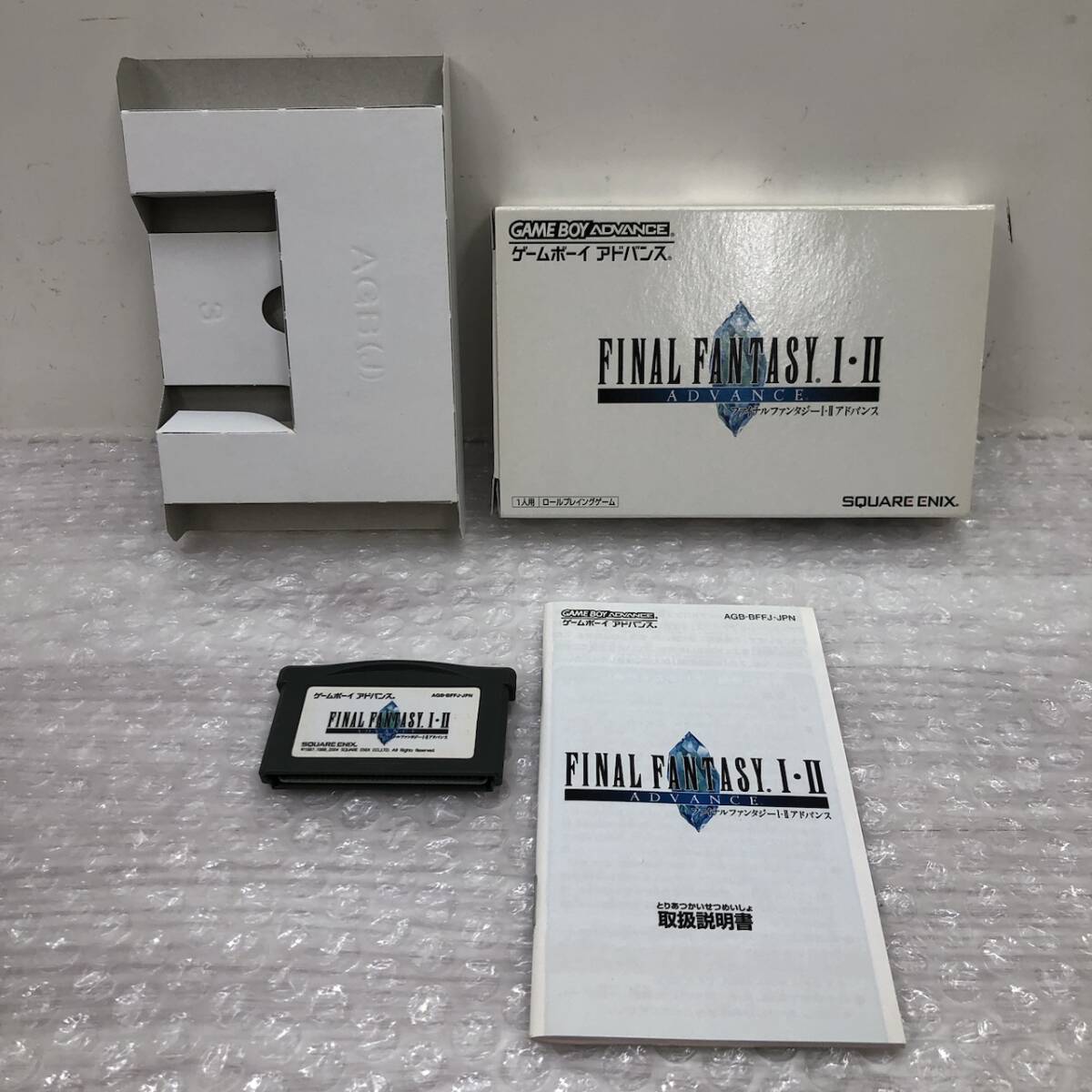 ゲームボーイ アドバンス GBA ソフト ファイナルファンタジーI・II アドバンス スクウェア・エニックス 箱説有 起動確認済 251118SK280578の1番目の画像
