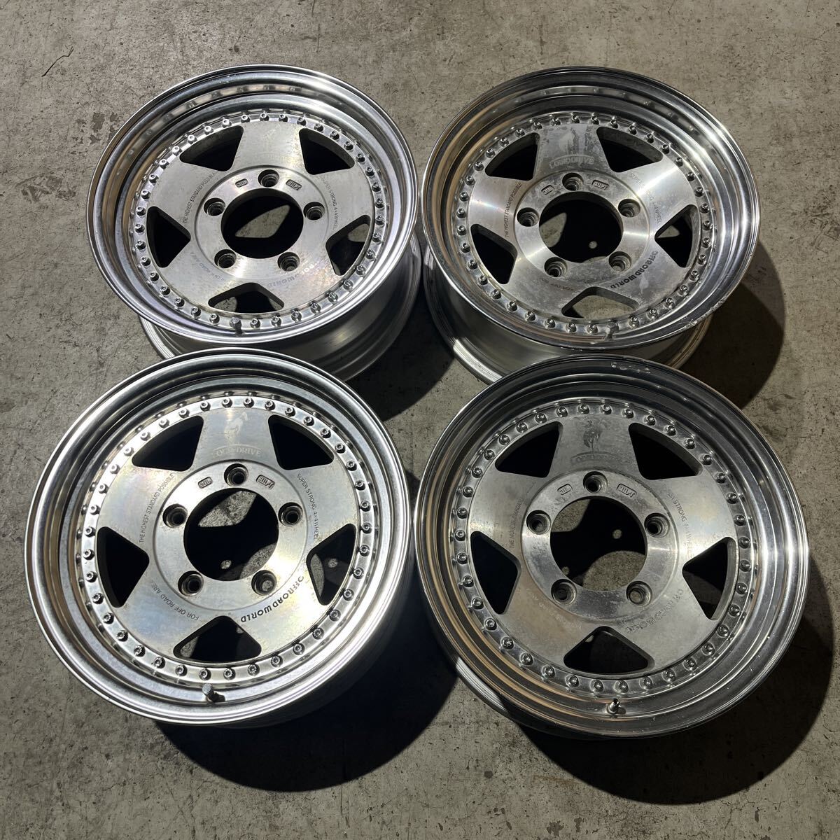 中古】LODIO DRIVE ロデオドライブ LT215/75R15 タイヤ 5本セット 