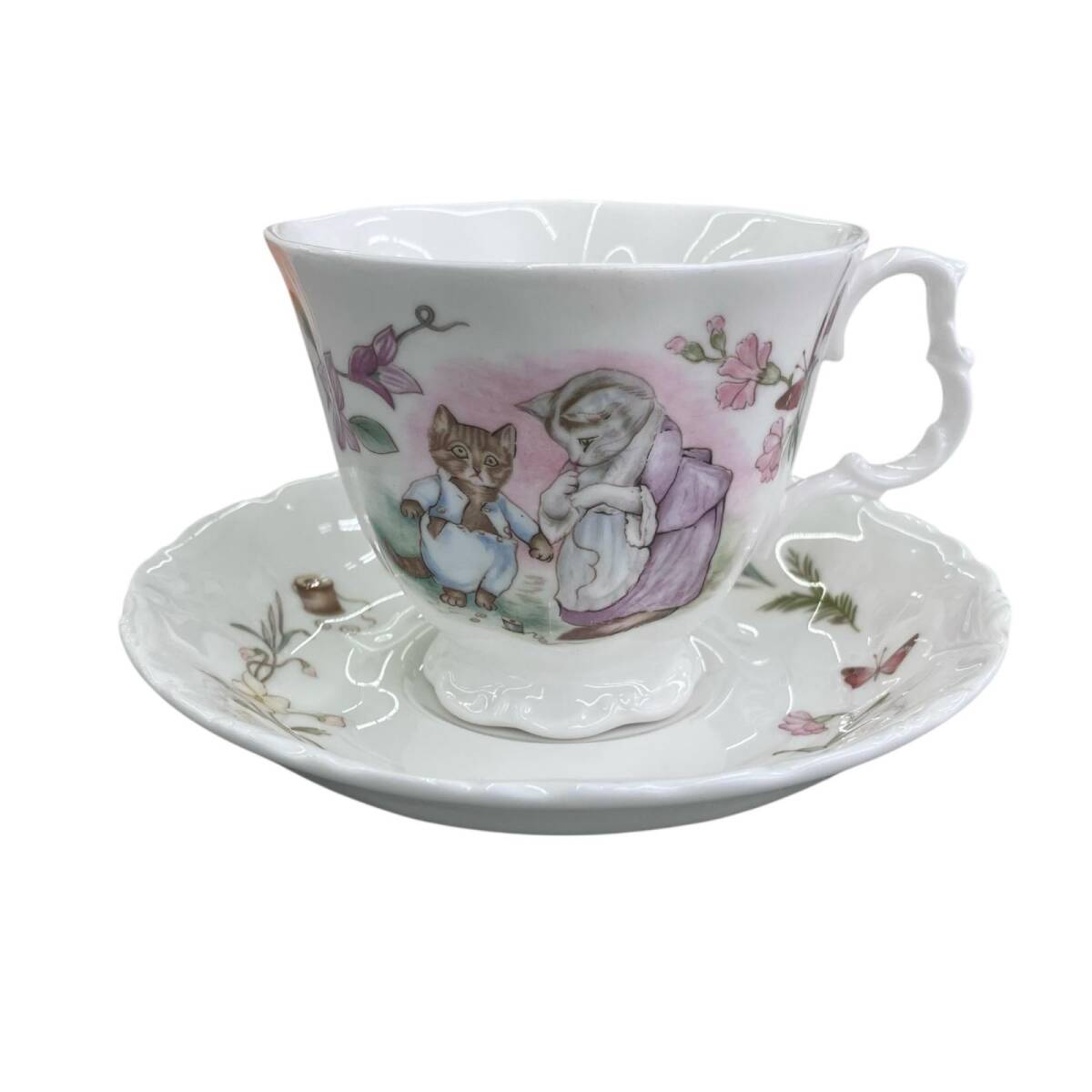 イギリス製 ROYAL ALBERT ピーターラビット ミセスラビットとピーター