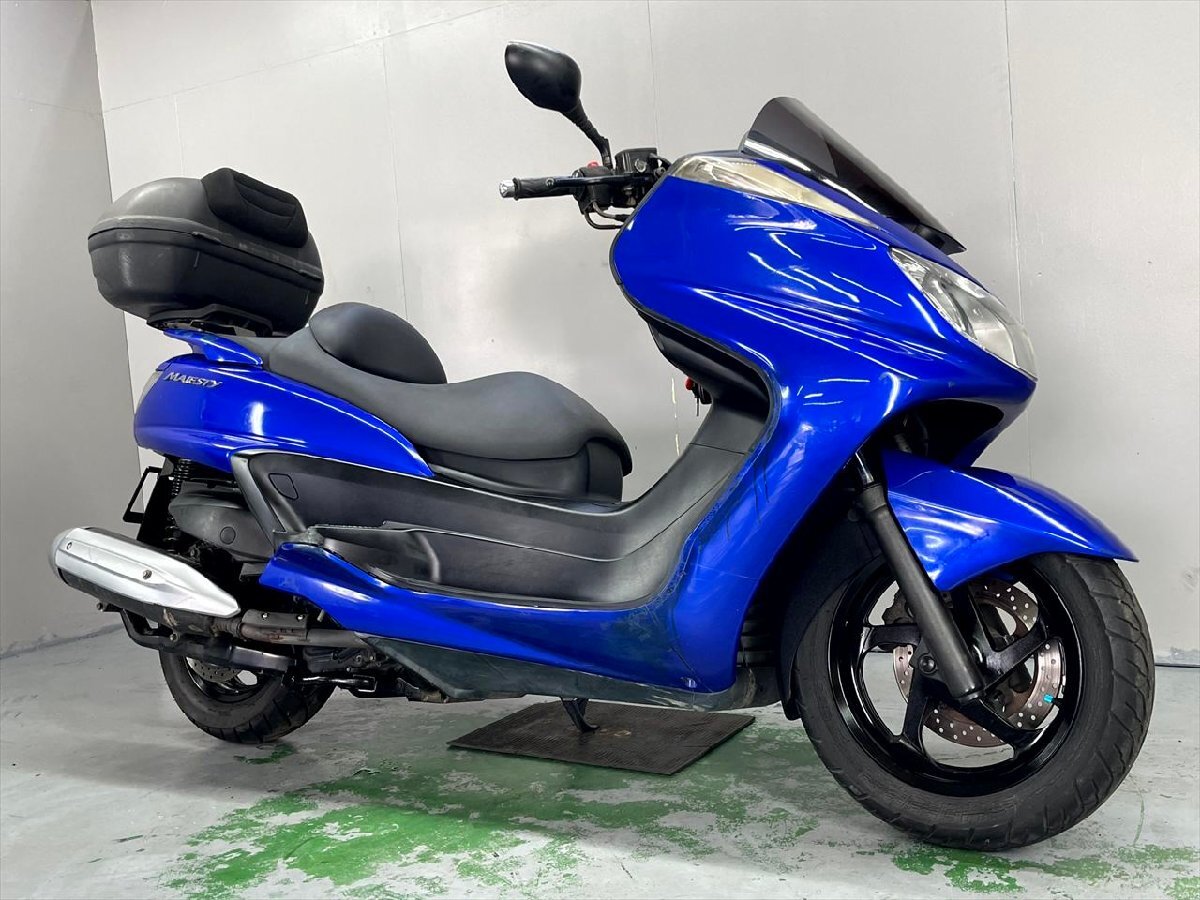 千葉県豪雨被災者支援　自宅運搬送料無料　グランドマジェスティ250cc 実働車 ヤマハ グランドマジェスティ250 SG15J ワイズギア 純正 リアキャリア