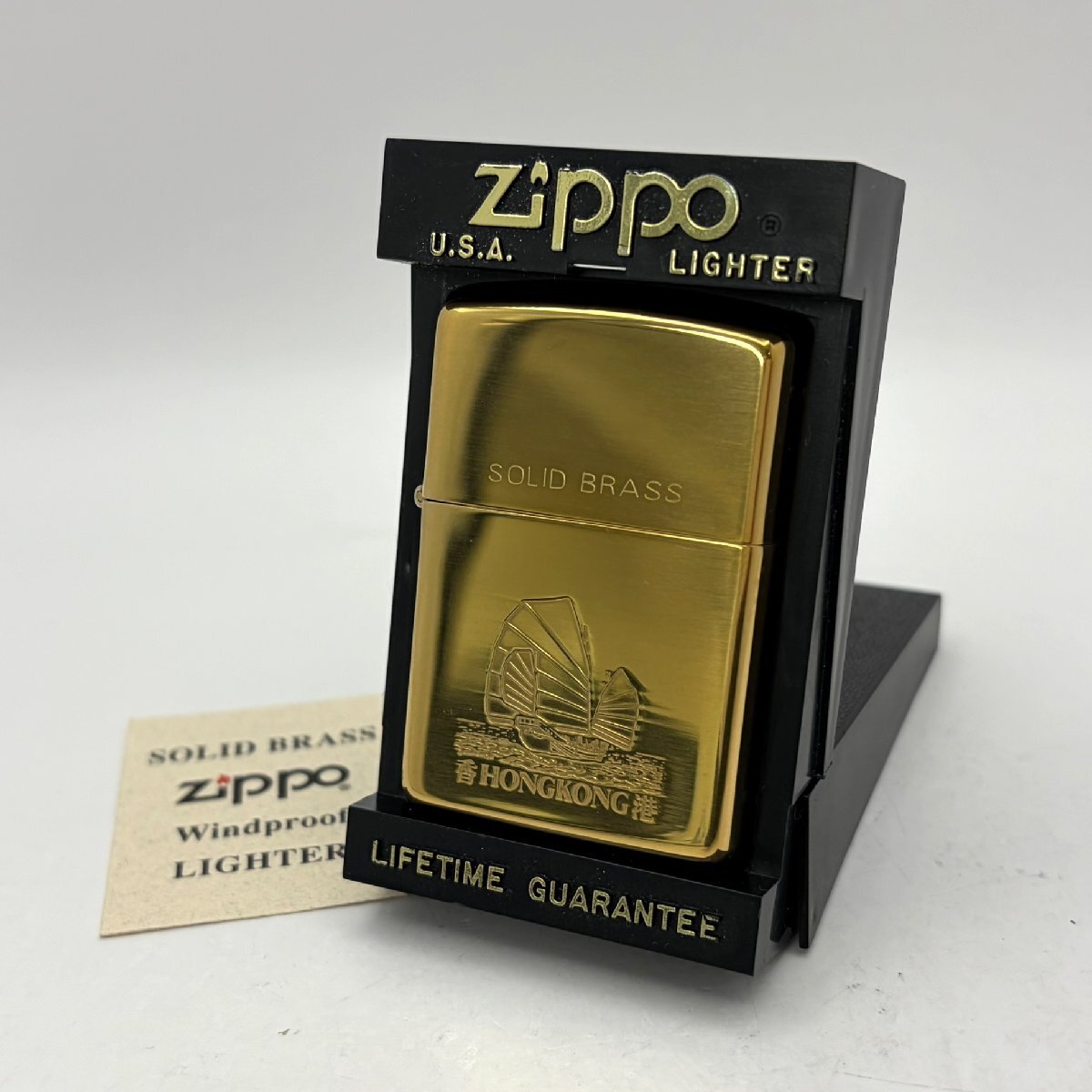ZIPPO ジッポー SOLID BRASS 真鍮製 1989/1993 /1995年製 5点セット ZIPPO ジッポー SOLID BRASS 真鍮製 1989/1993 /1995年製 5点セット