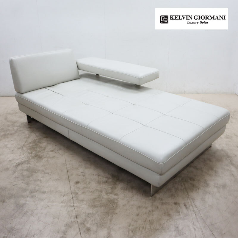3*144(2) 美品☆kelvin giormani ケルビン・ジョルマーニ カウチソファ