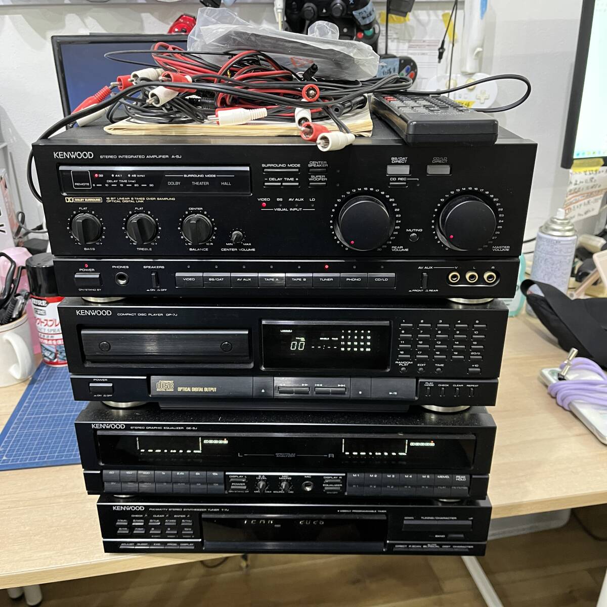 希少！KENWOOD ALLORA XT-7MD 高級システムコンポ CD/MDチェンジャー