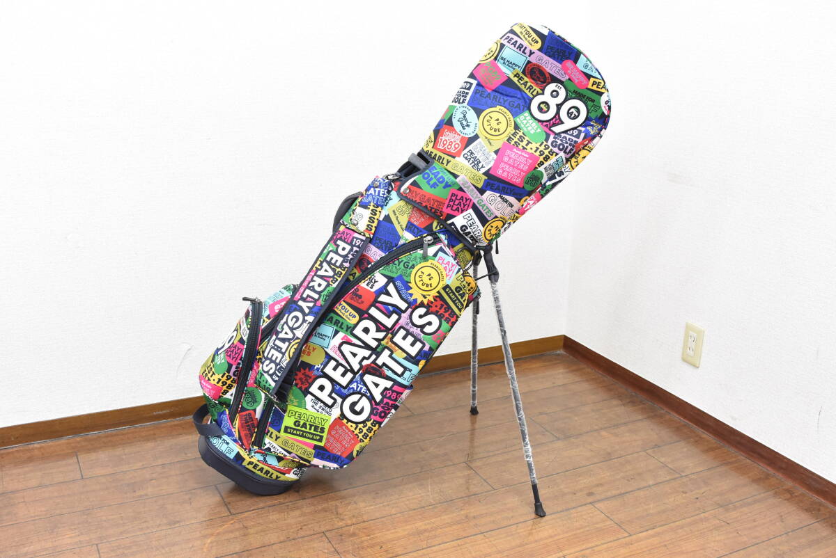 新品】期間限定割引！ パーリーゲイツ 新作 カモフラ ワッペンキャディ