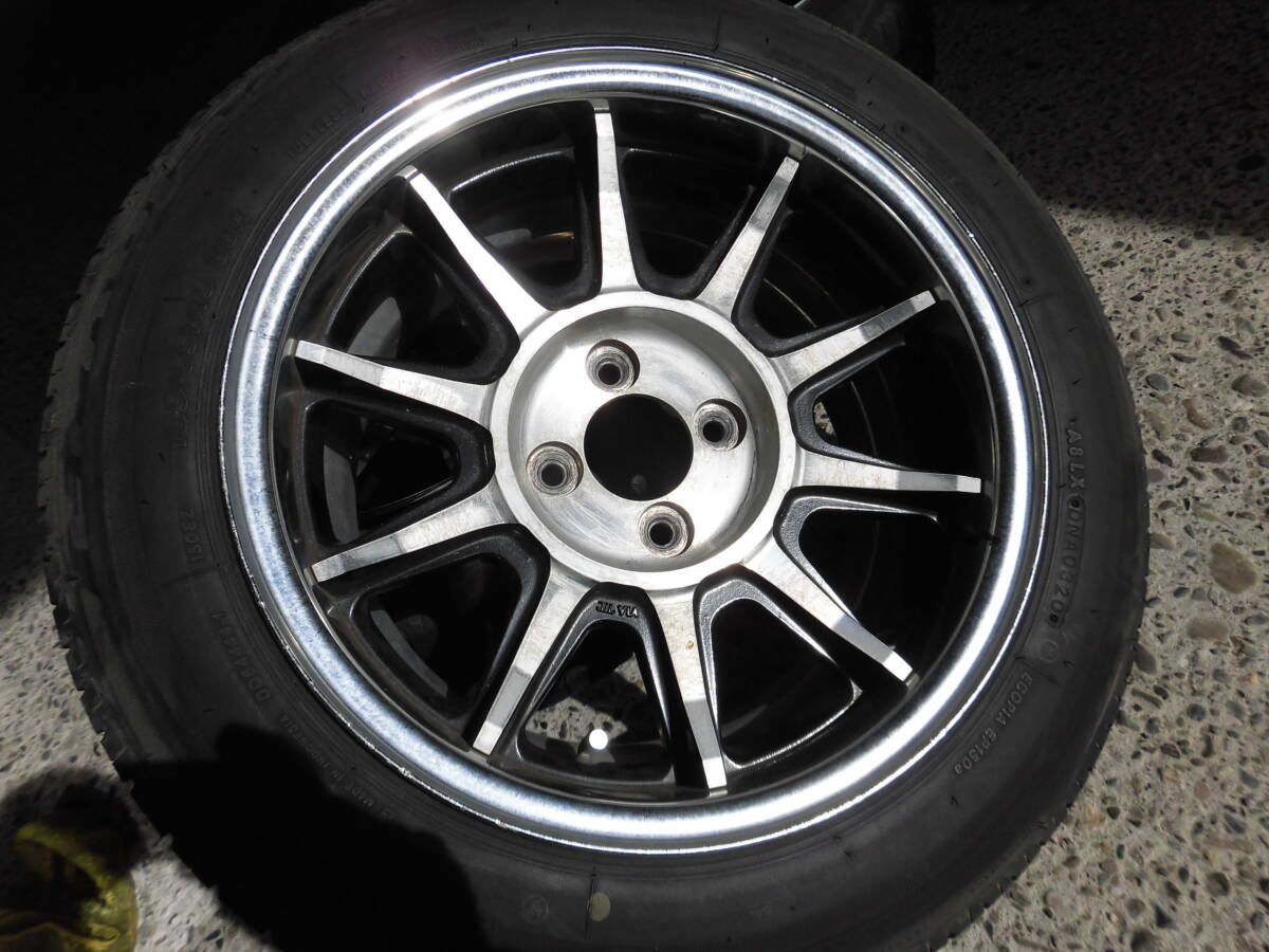 エンケイ ビッグエンドバレル 15インチ8j 4穴 PCD100の落札情報詳細