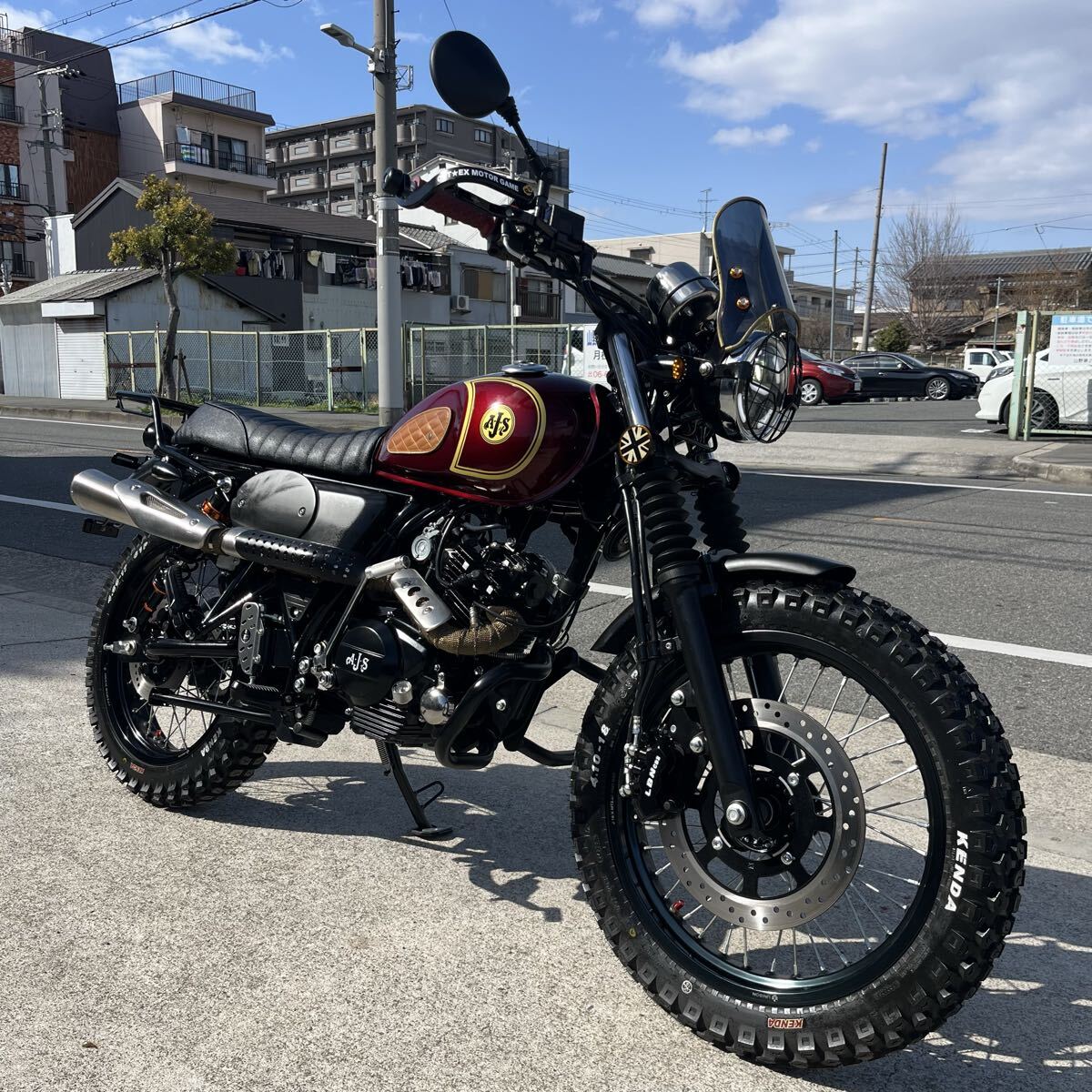 発送可★カワサキ エストレヤ BJ250A 動画有★交換下取り上取り可札幌 全国発送可☆カワサキ エストレヤ 動画有 スクランブラーカスタム