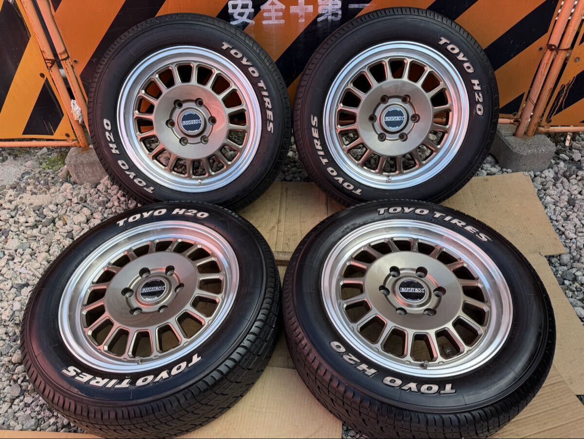 ハイエース 215サーフ純正ホイール TOYO215/65R16 4本セット の落札