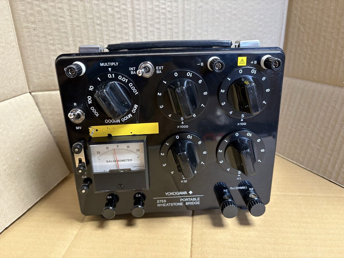 横河計測 Portable Wheatstone Bridge model 2755-97 ホイートストン