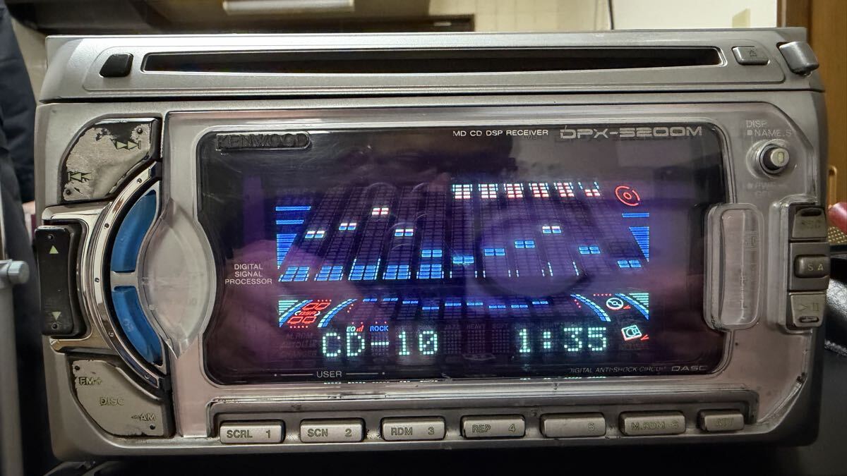 中古】☆完動品 保障付☆ KENWOOD DPX-910MD ☆ 2DIN・EQ/DSP搭載 ☆の