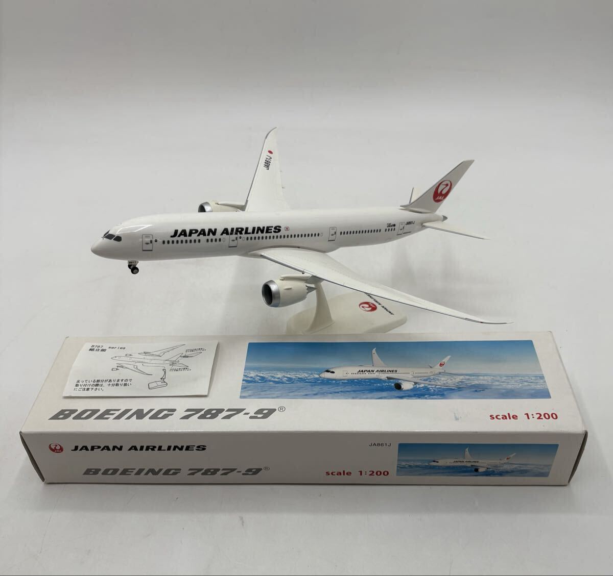 新品】JAL Japan Airlines Boeing 787-9 Reg: JA861J JC Wings 1:200