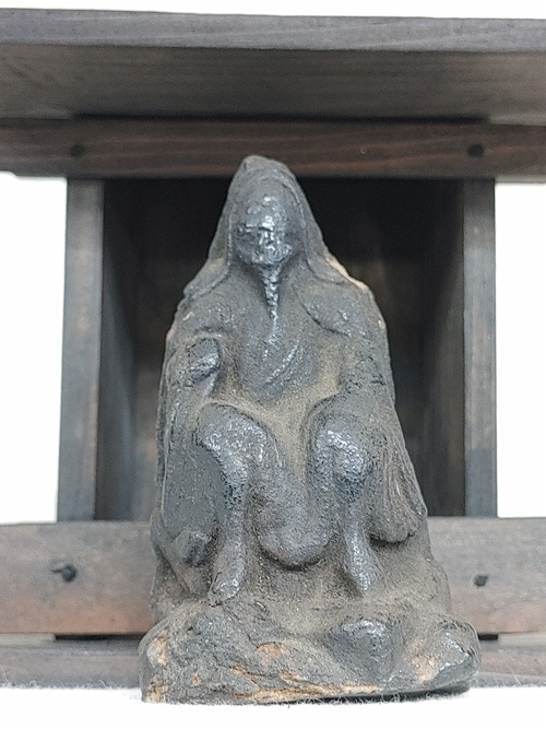 8□掛軸 大徳寺作 『役小角』 肉筆 絹本 仏画 修験道 役行者の落札情報