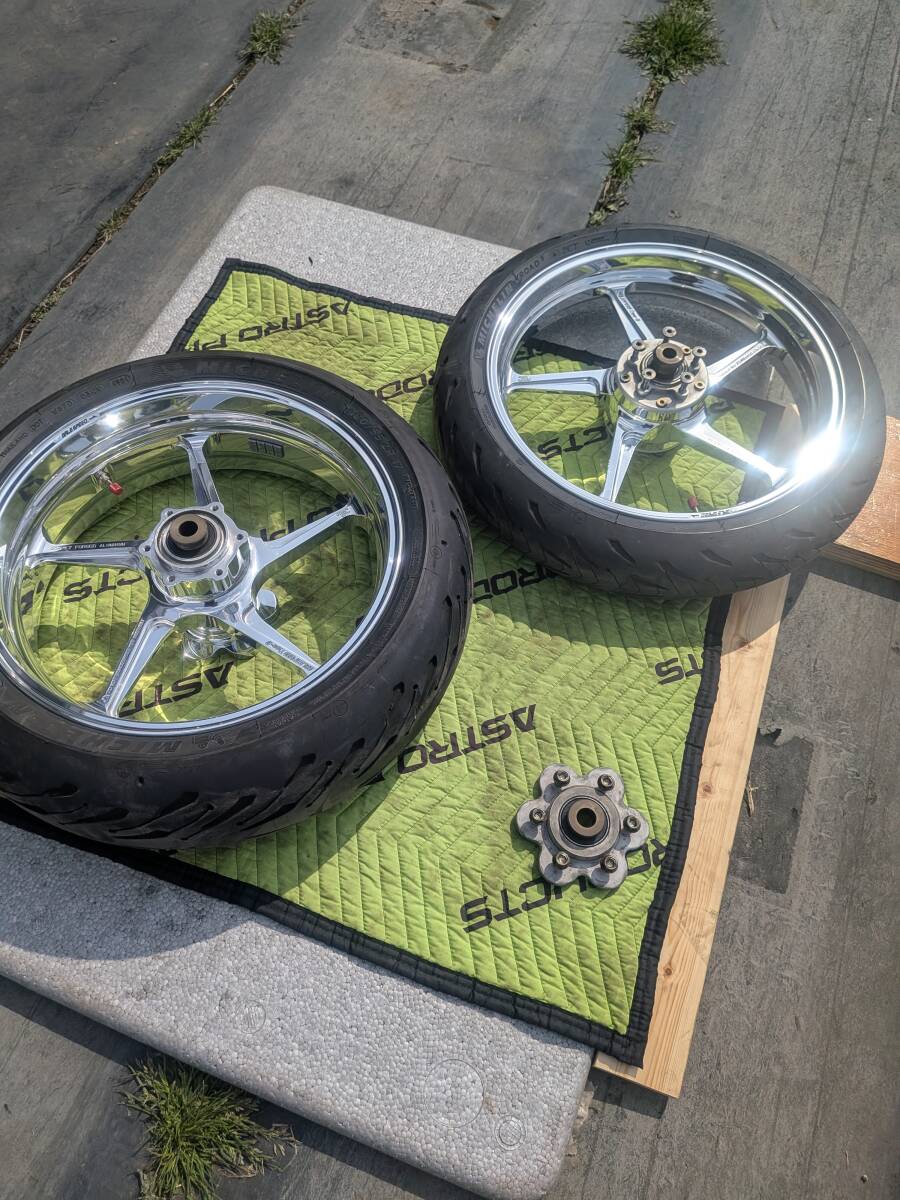 AR125用前後ホイールセット カワサキ2ストの落札情報詳細 - Yahoo
