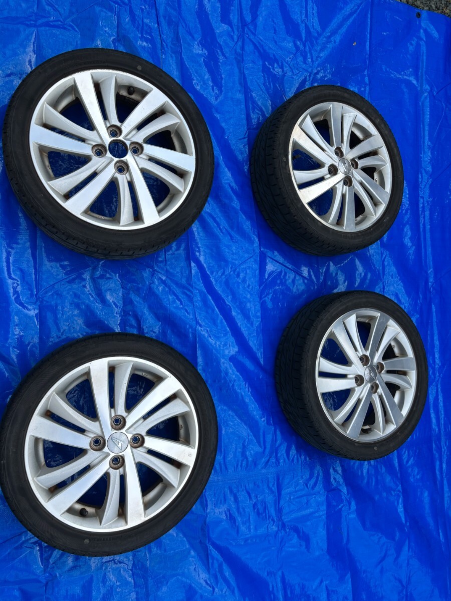 O】ダイハツ L175S ムーヴカスタム RS 純正 16インチ 4.5J +45 PCD 100 O】ダイハツ L175S ムーヴカスタム RS 純正 16インチ 4.5J +45 PCD 100