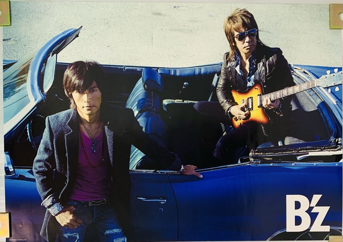 □ B'z HOME LIVE GYM 93 RUN ポスター 告知ポスター B2サイズ 2枚
