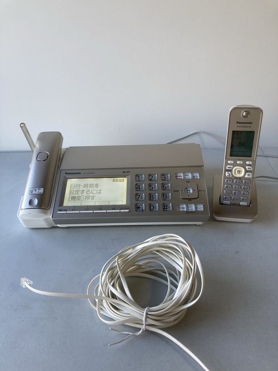 Panasonic KX-PW320-W / KX-FKN526-W ファックス電話機 親機 子機 中古 