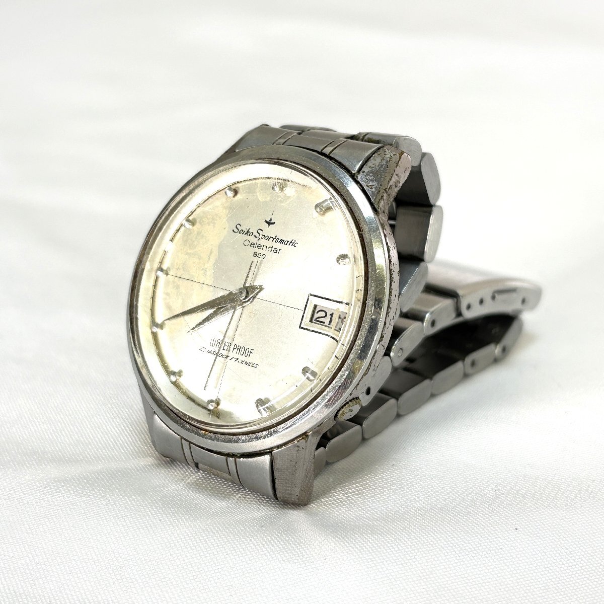 やや傷や汚れあり】3459-50 【ジャンク】SEIKO Sportsmatic セイコー