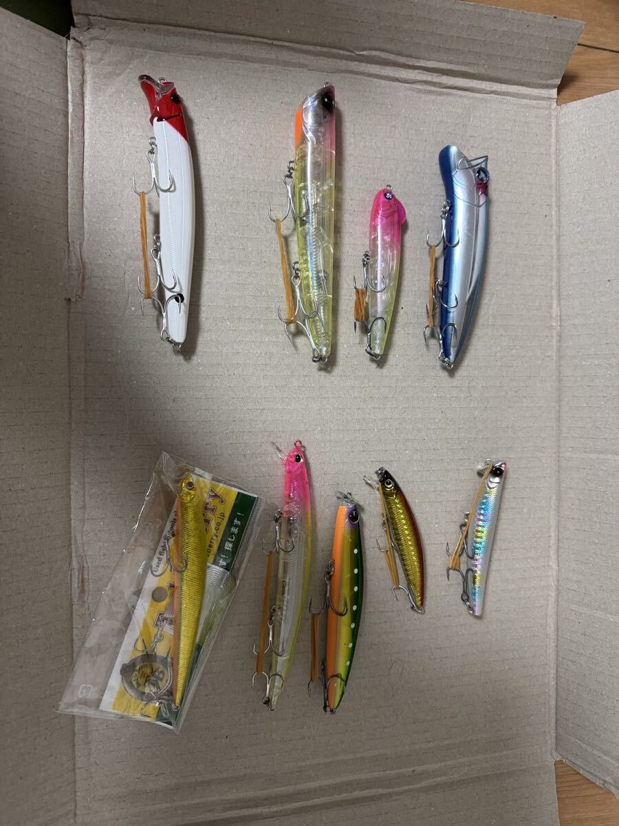 中古】シーバスルアー ミノーやシンペンなどまとめて大量セット ダイワ