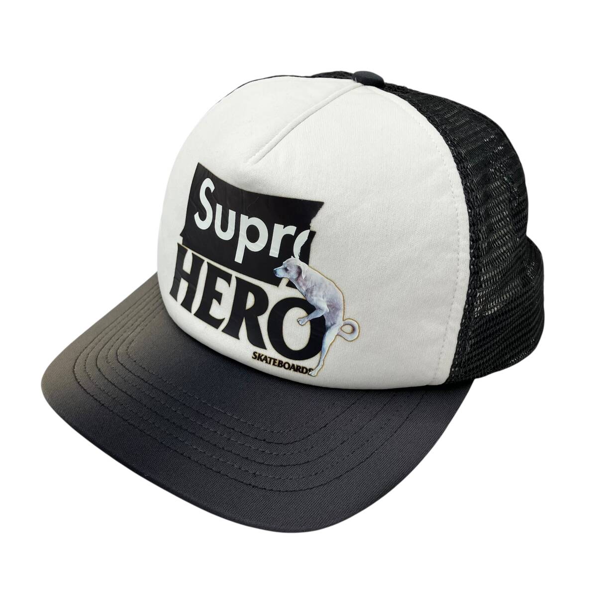 即決 00s ANTI HERO アンタイヒーロー FUCK メッシュキャップ USA製の