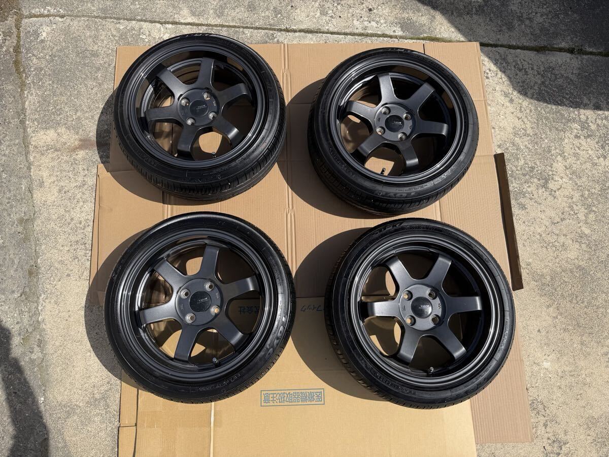 新品】SHOGUN 9.5×18+20 10.5Jあり タイヤ 225/40-18 ディープ 