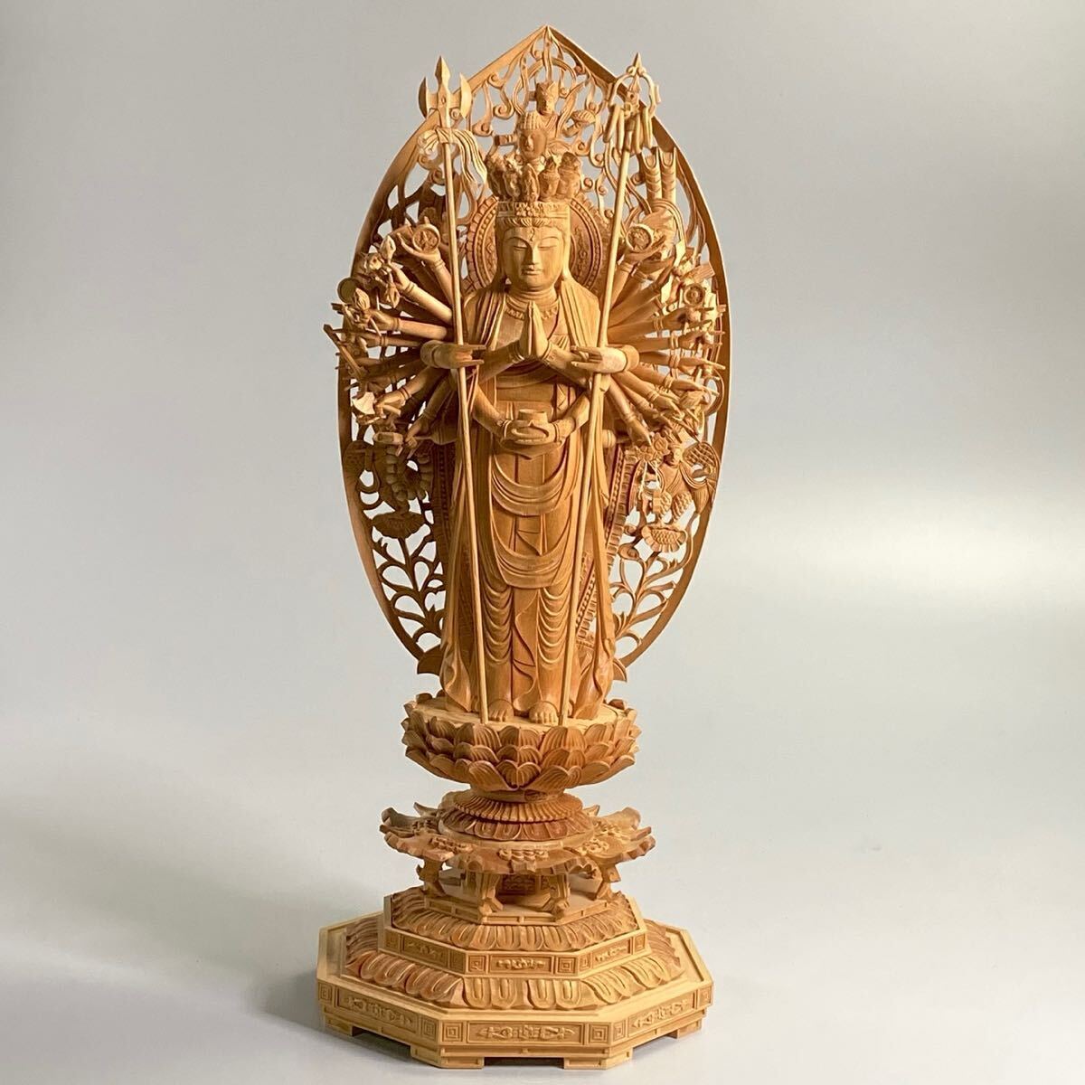 新品】京都清水寺 「十一面千手観音御分身守」 仏像 お守り 本金使用