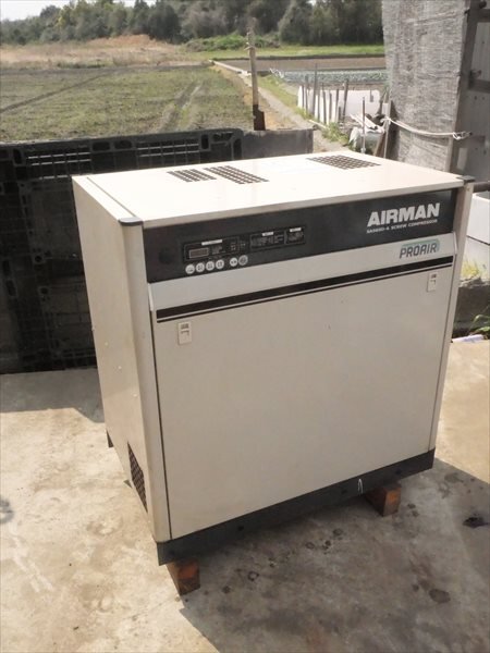 中古】AIRMAN エンジンコンプレッサー □ PDS100SC □ 中古 □ 建設