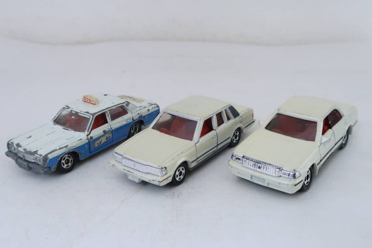 中古】トミカ 日本製 トラックセット 日野ZM 430タクシー ロングトミカ