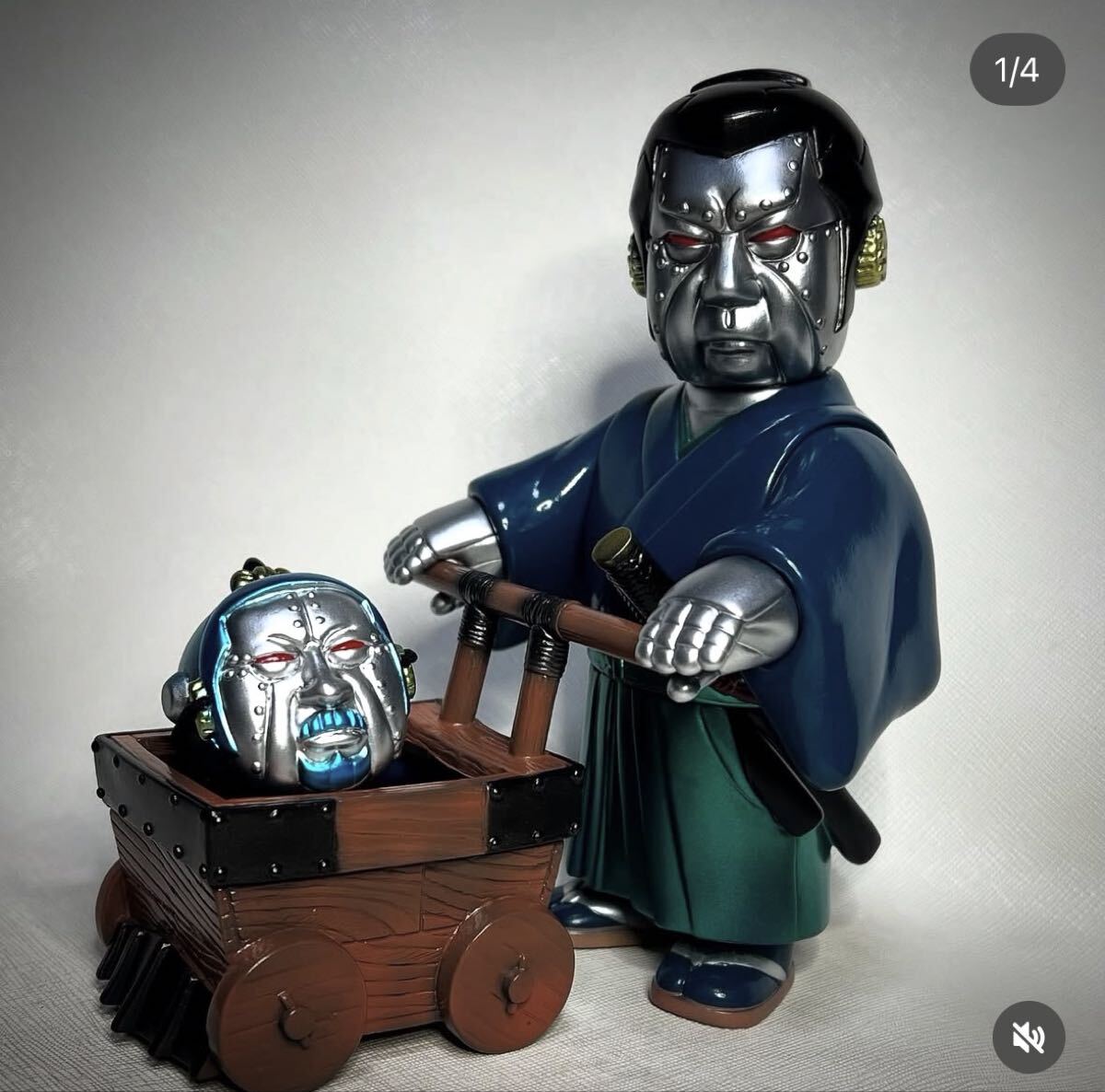 52. SamuraiDoll 大江戸ROBOTS 4体 ソフビ フィギュア 半蔵門 銭形 双