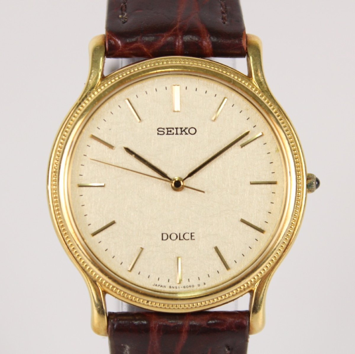 新品】新品・SEIKO DOLCE／SACM165／8J41-0A10／黒・ブラック・メンズ