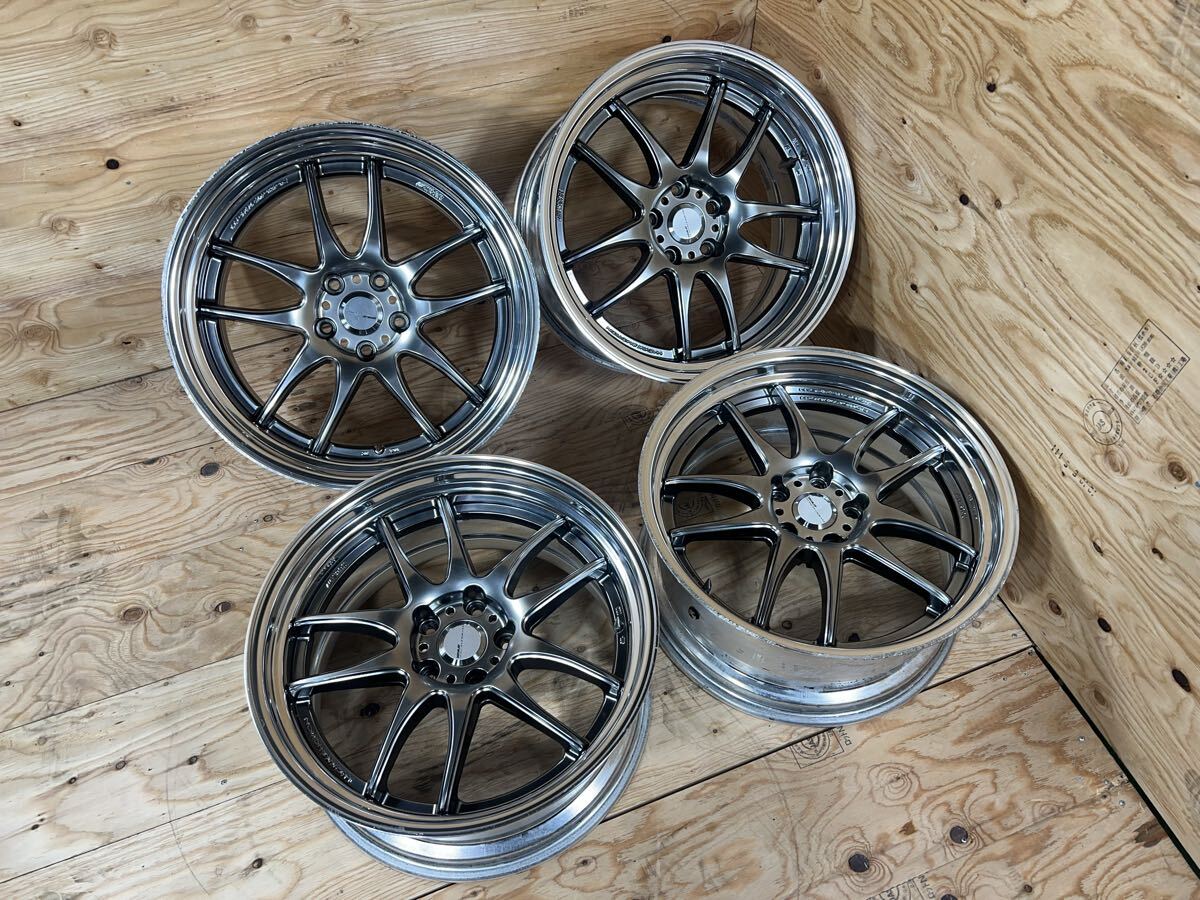 ワークエモーション極 9.5J 19インチ 114.3 5穴 GTR S15 S14 Z32 FD3S