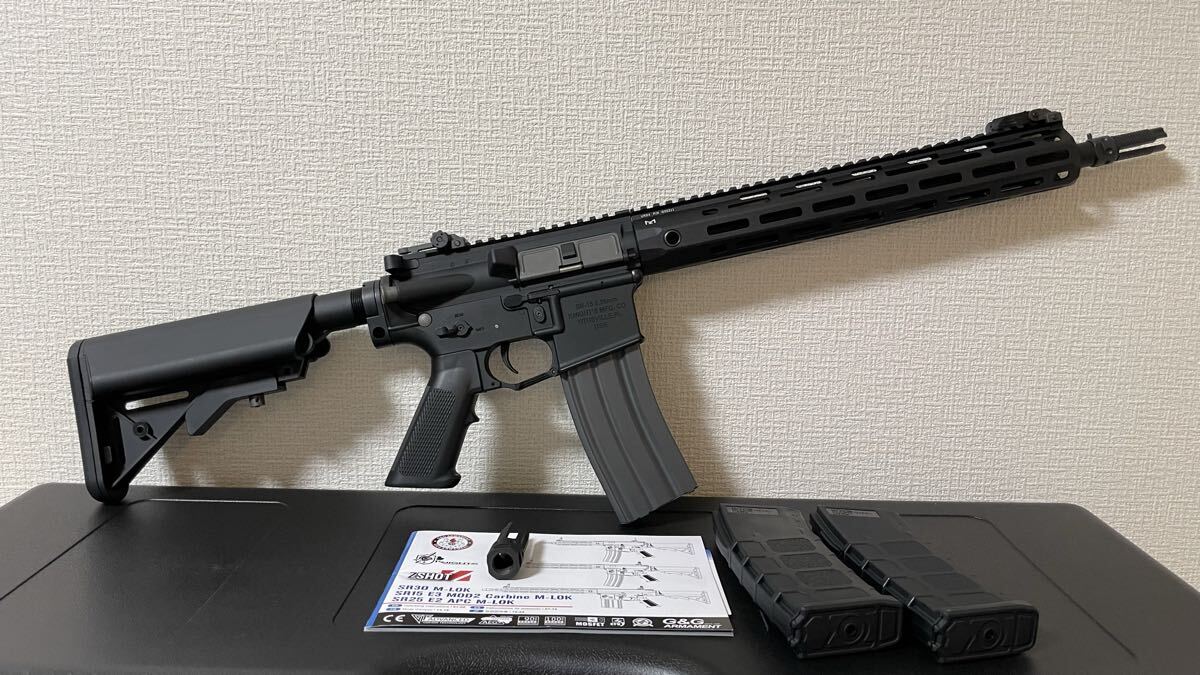 新品】kac sr15 刻印 東京マルイ mtr16 ロアフレーム レシーバー mws