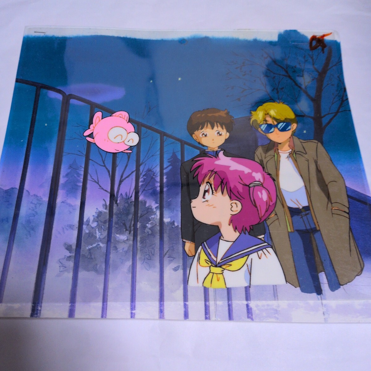中古】【きんぎょ注意報！□背景付きセル画3】の落札情報詳細 - Yahoo