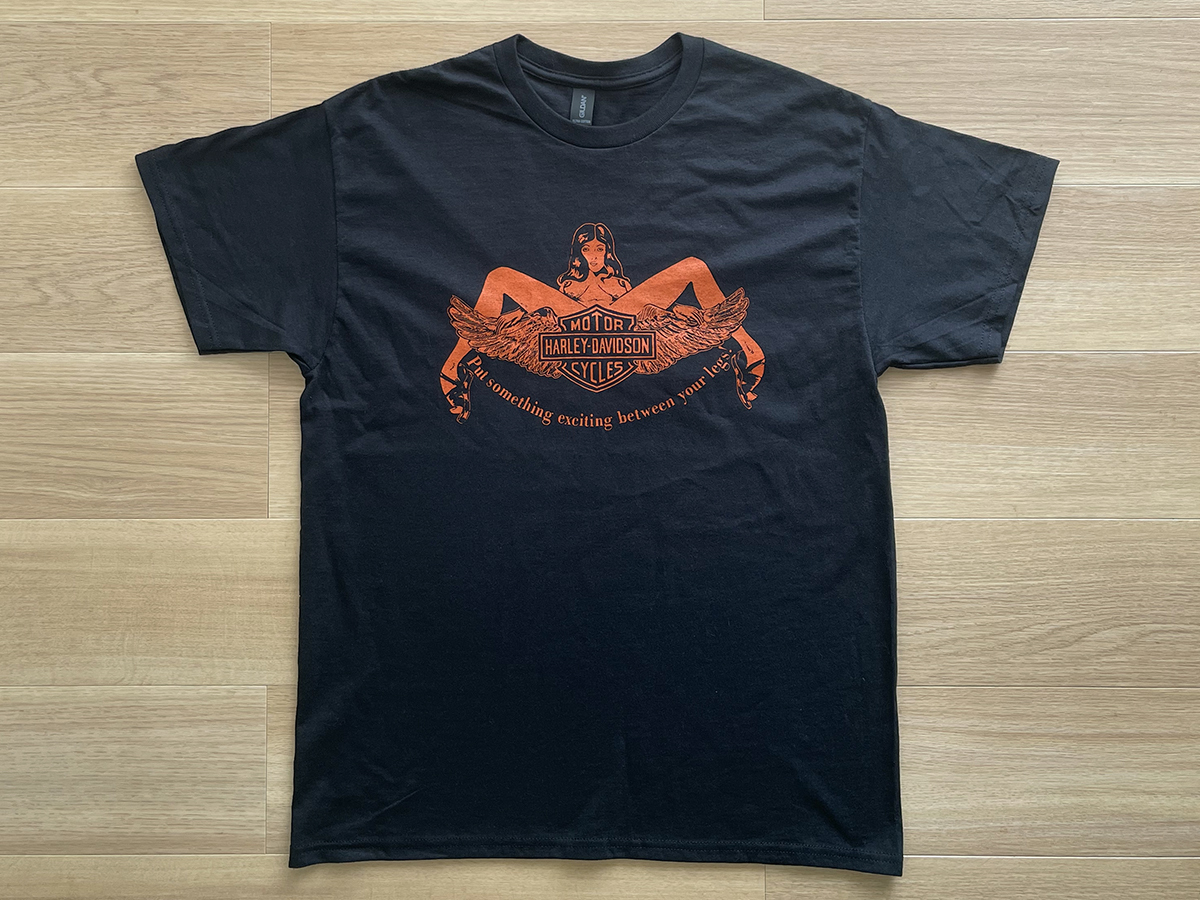 ハーレーダビッドソン 80s ヴィンテージ Tシャツ Lサイズ エンブレム 