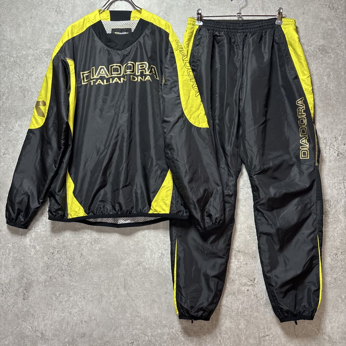 新品】新品 90s 90年代 diadora ディアドラ ジャージ セットアップ XO