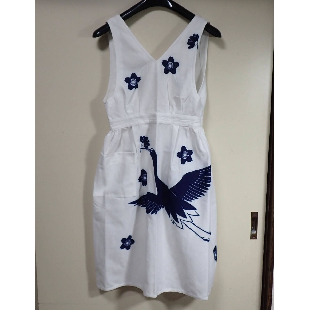 □本物□デルタ航空 CA制服ユニフォーム 赤レッド・ワンピースドレス