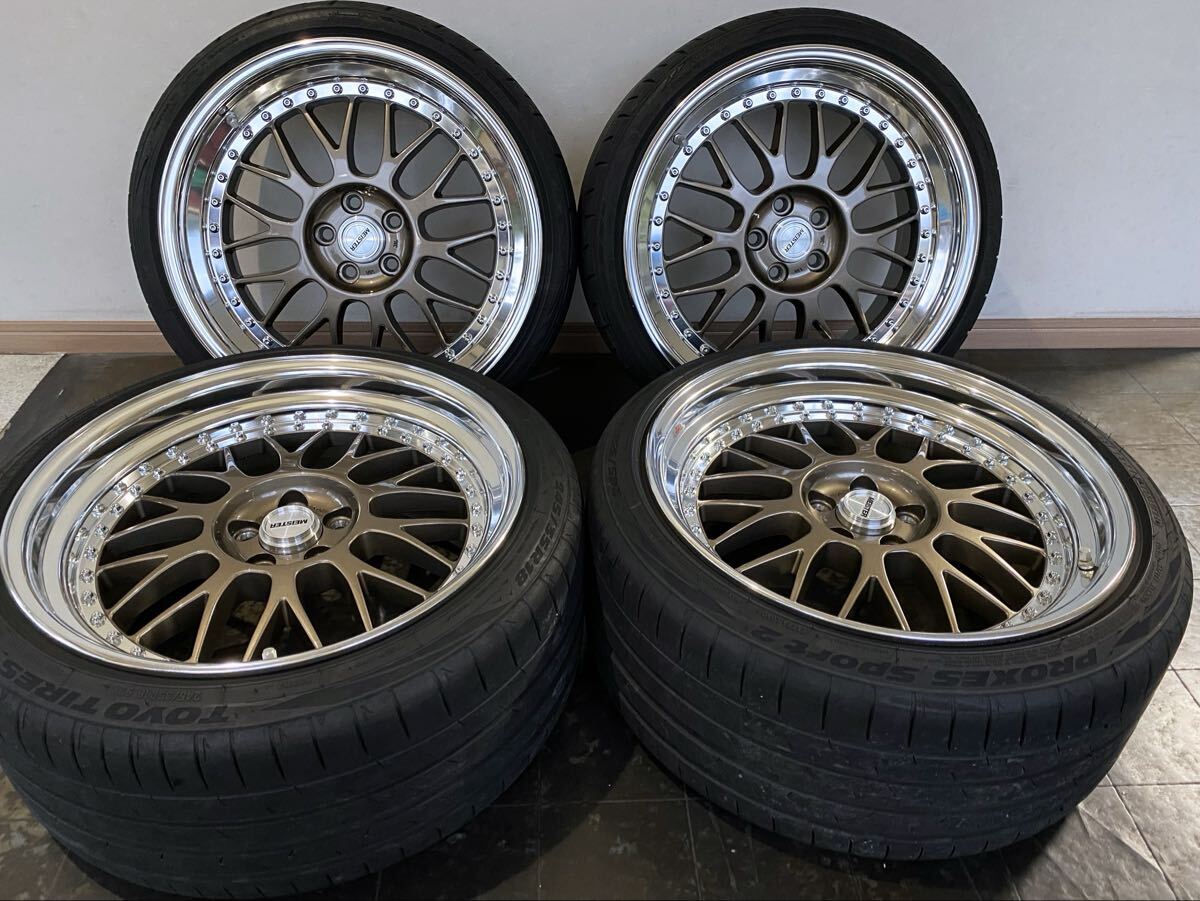 work Meister M1 18in 10j-2深リムPCD114.3 WORK MEISTER M1 ワーク マイスター 18インチ pcd114.3 9J 11J 深リム