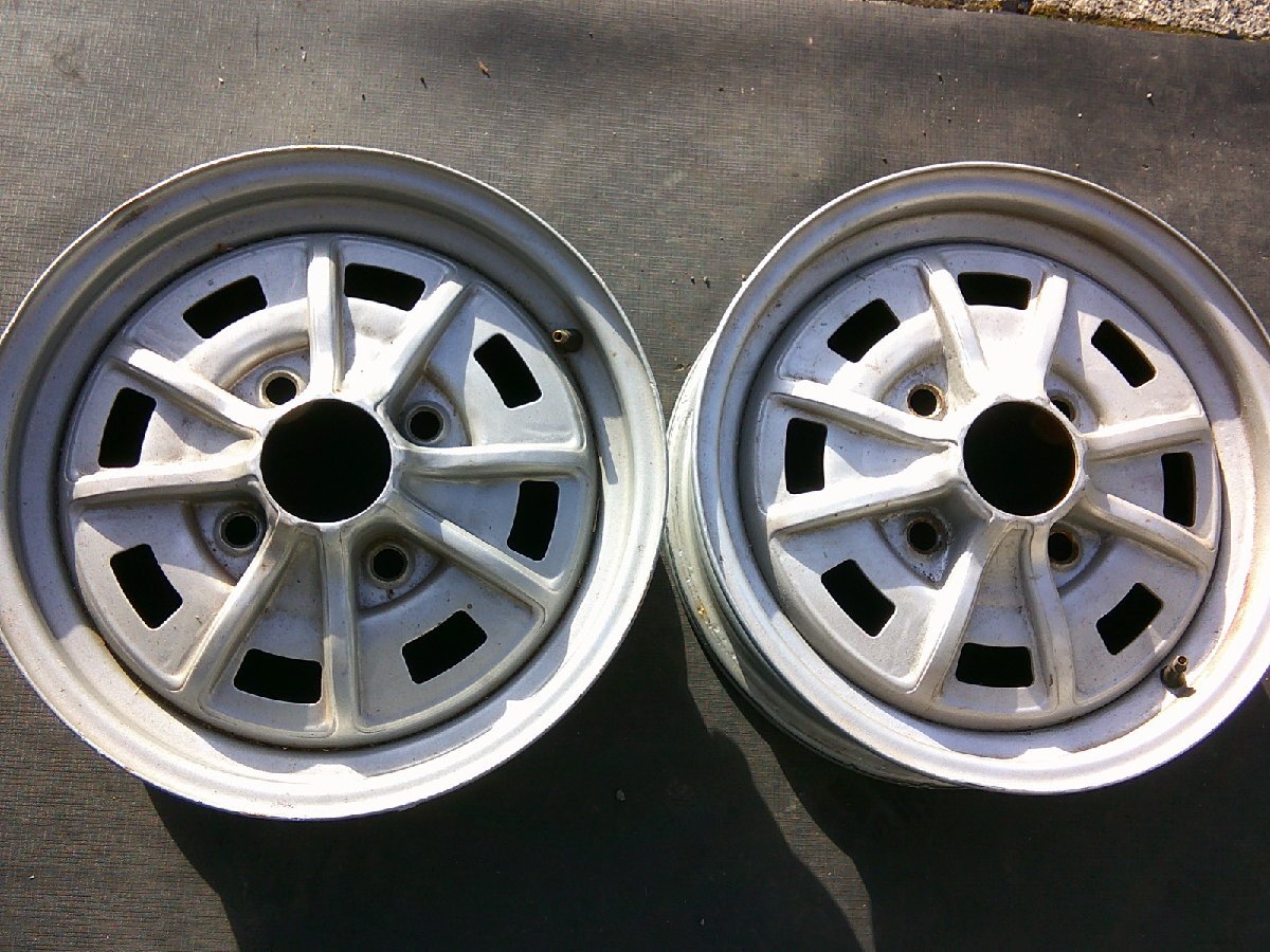 VW純正14インチ スチールホイール 傷や汚れあり】希少 VW純正スチールホイール 14×6J +43 4H PCD100