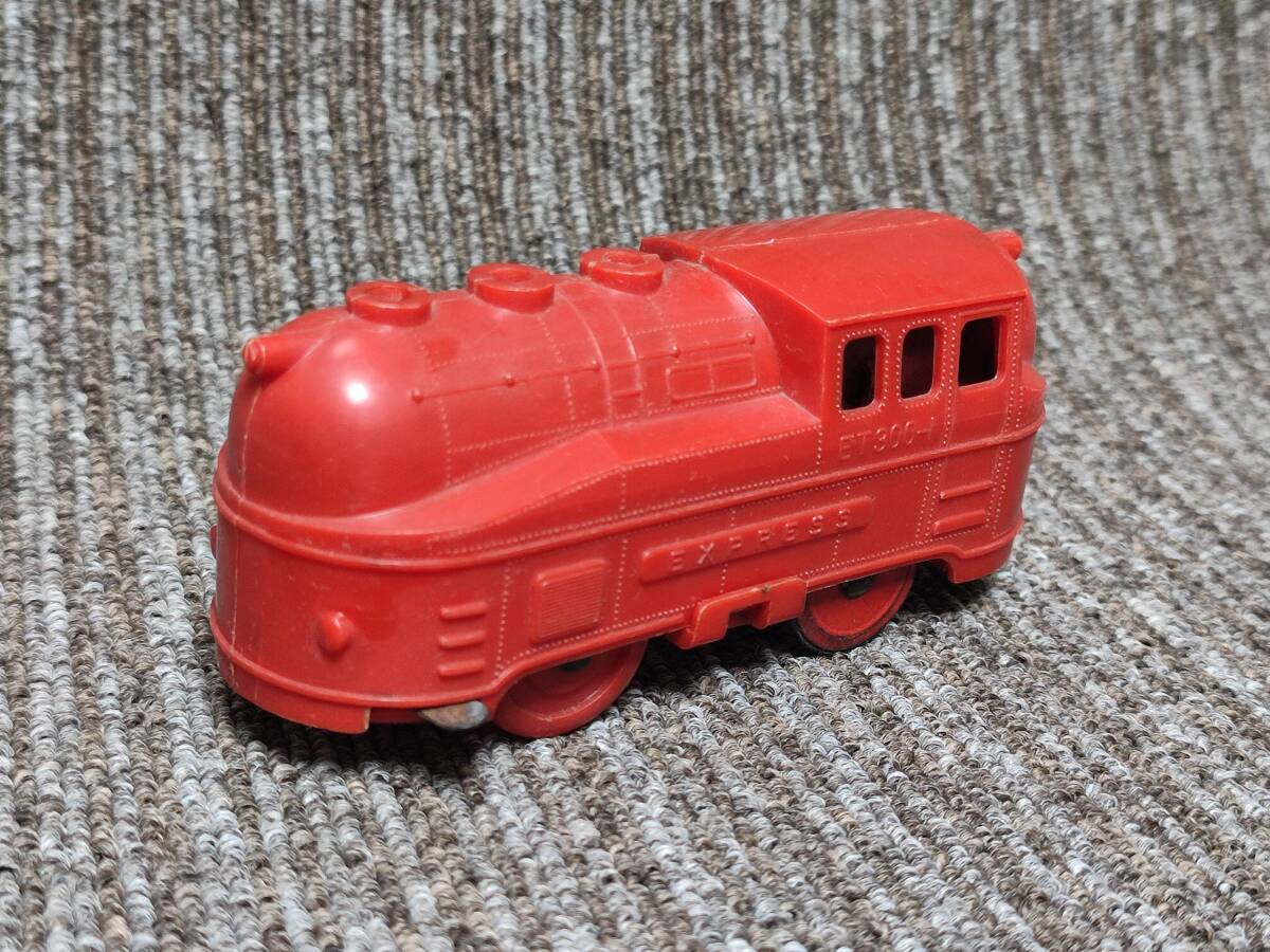 ☆プラレール 103系 でんしゃ ニュー電車 (?) 当時物 可動品 銀色 