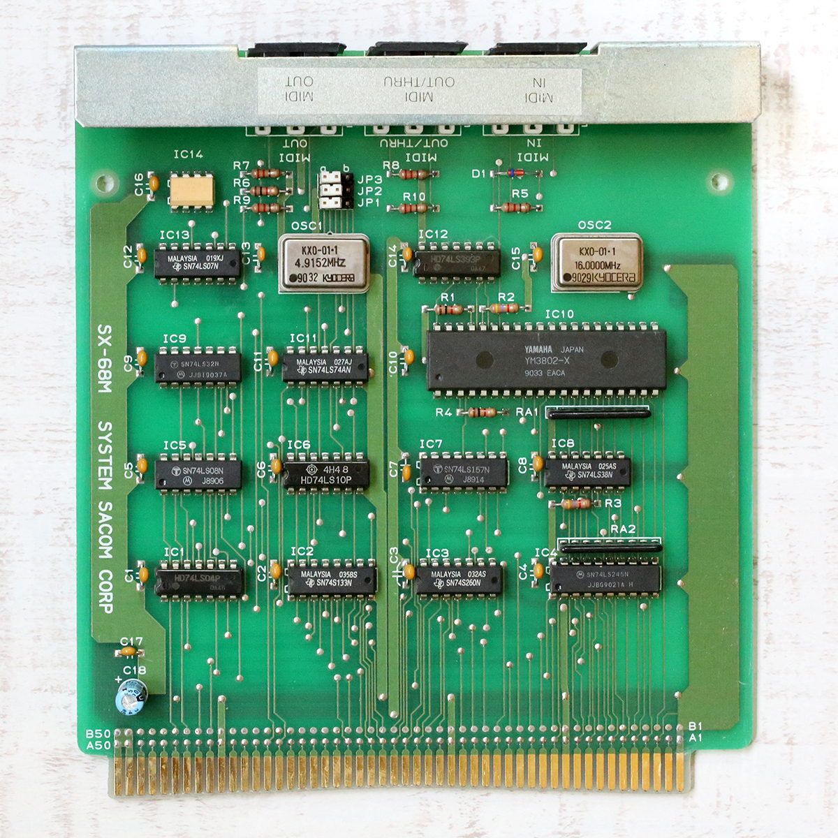 X68000 SCSIインターフェースボード SX-68SC システムサコム SYSTEM