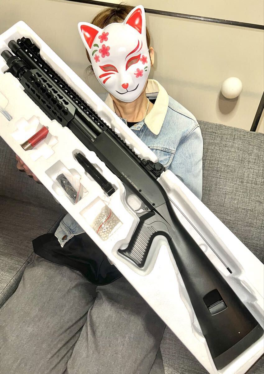 中古品】東京マルイ M870 タクティカル 外装カスタム ショットガン