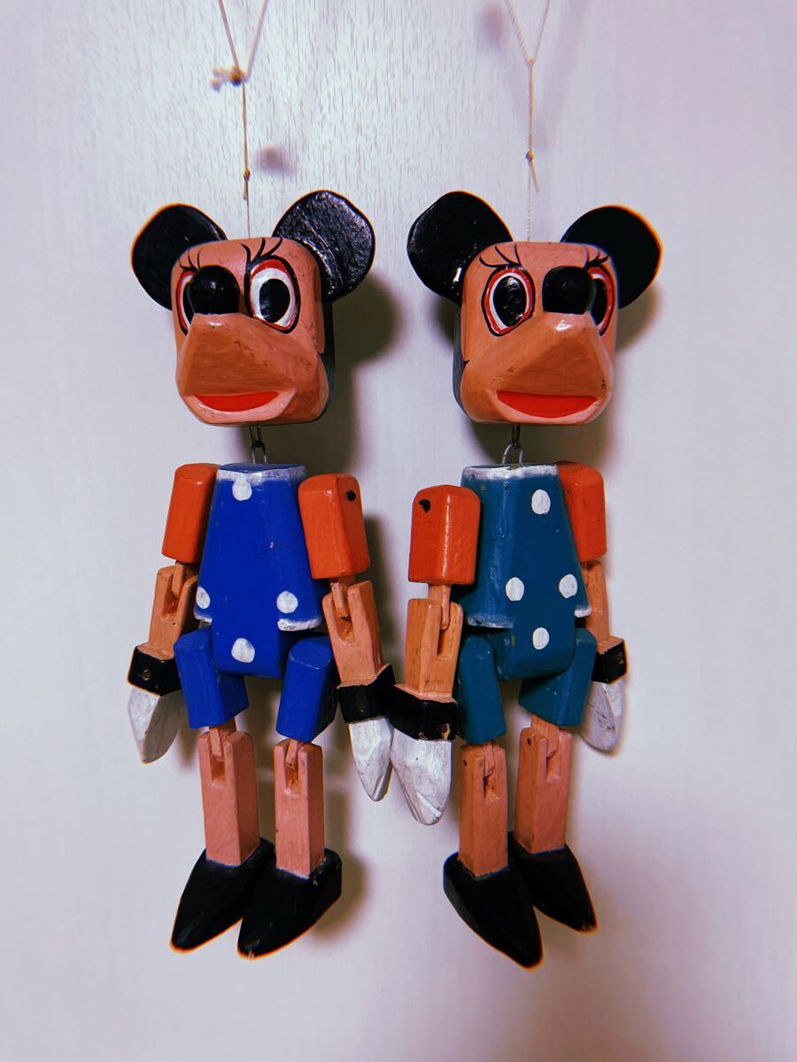 中古】6135☆東南アジア 操り人形 飾り まとめて4点セット マリオ