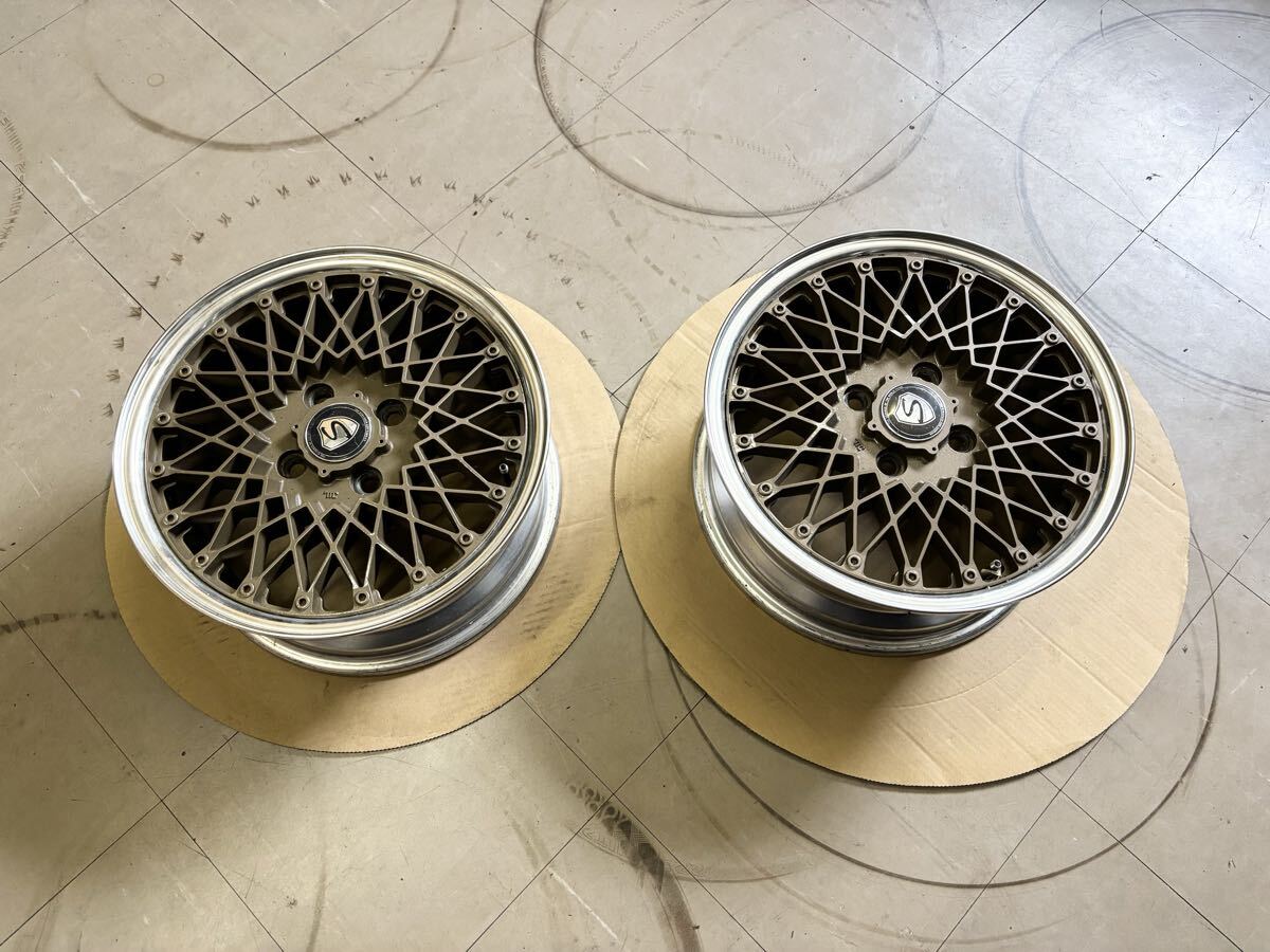 スピードスター ロンシャン XR-4 9.5J 15インチ アルミホイール 当時物