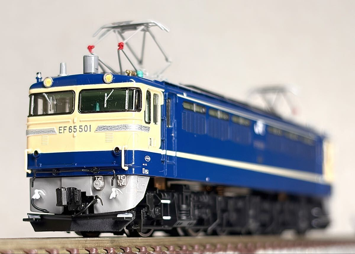 【中古】 青野 未使用】☆送料無料☆【未使用】旧型客車 オハ47（アルミサッシ・青色