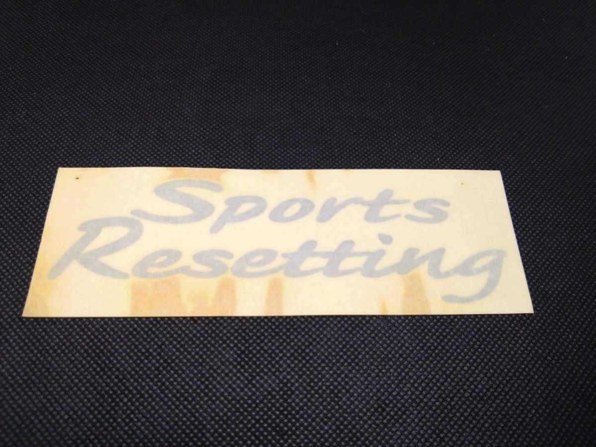 新品】希少 PIAA SPORTS ステッカー 2枚(切り文字・白) 未使用 / 当時 