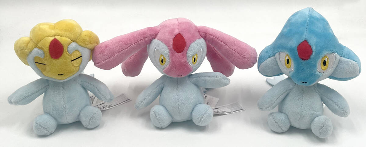 ポケモンセンター　アグノム　エムリット　キャンバスぬいぐるみ ☆ポケモンキャンバスぬいぐるみ【アグノム】【エムリット】 2体セット